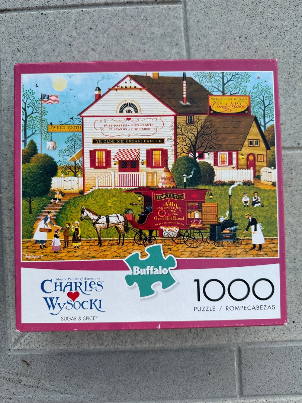 1000 piece Charles Wysocki “Sugar & Spice” jigsaw puzzle